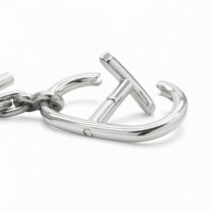 Hermes Chaine D'ancre Key Case Accessories Silver