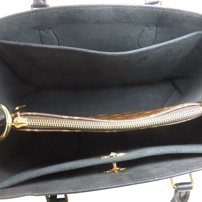 Louis Vuitton M43550 Flower Tote Handbag Monogram Canvas Women's