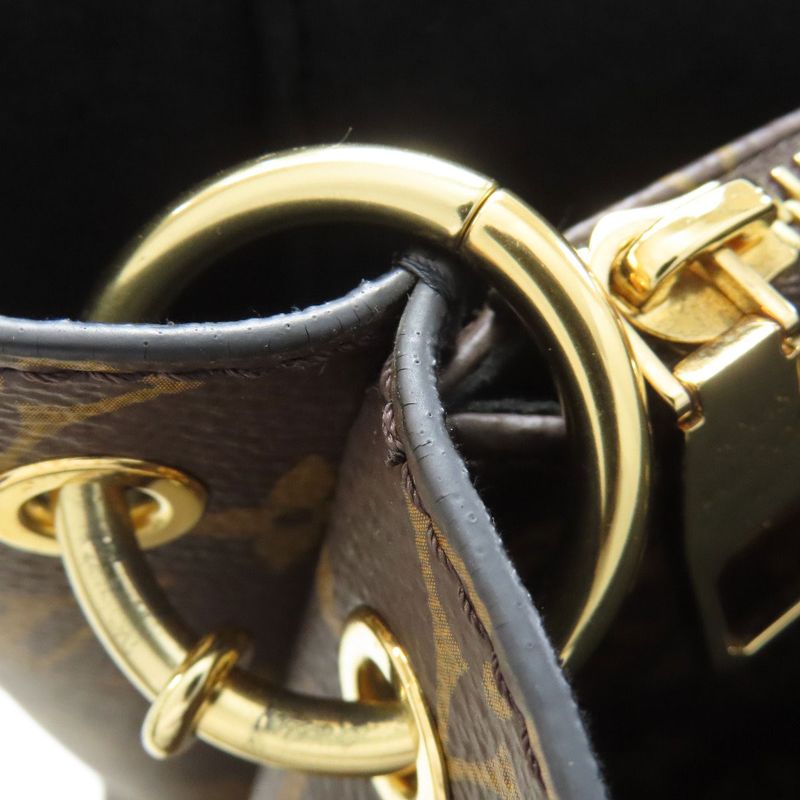 Louis Vuitton M43550 Flower Tote Handbag Monogram Canvas Women's