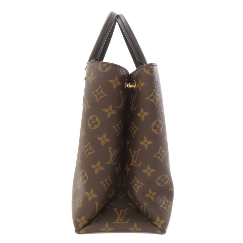 Louis Vuitton M43550 Flower Tote Handbag Monogram Canvas Women's