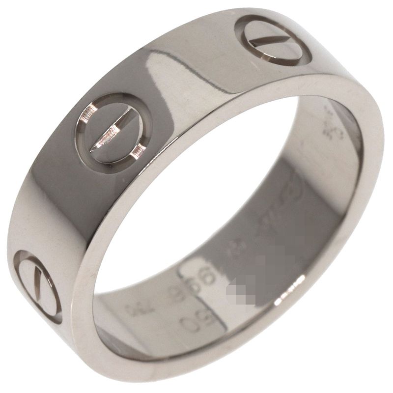 Cartier Love Ring #50 Ring ・ring 18k White Gold Ladies