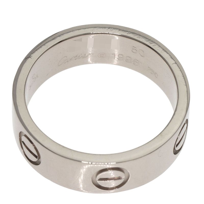 Cartier Love Ring #50 Ring ・ring 18k White Gold Ladies