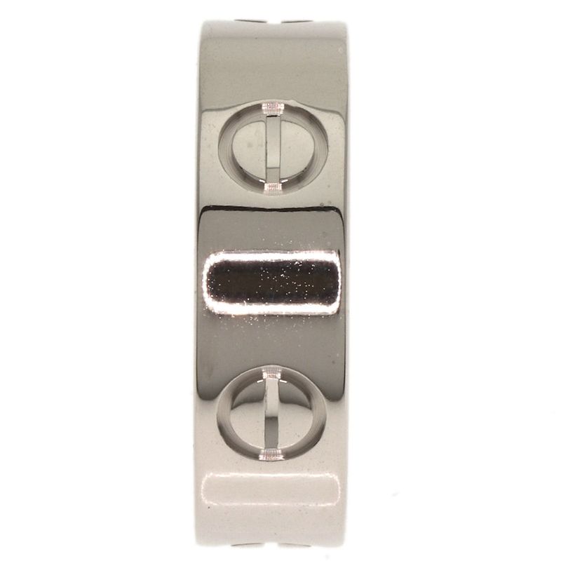 Cartier Love Ring #51 Ring 18k White Gold Women's