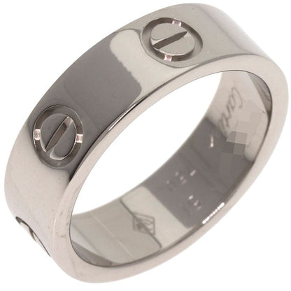 Cartier Love Ring #51 Ring 18k White Gold Women's