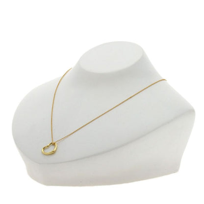 Tiffany & Co Tiffany & Co Open Heart Necklace 18k Yellow Gold Women's