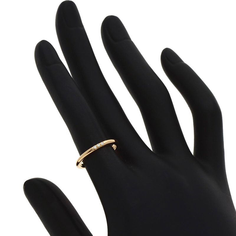 Tiffany & Co Tiffany & Co Forever 3p Diamond Ring 18k Pink Gold Women's