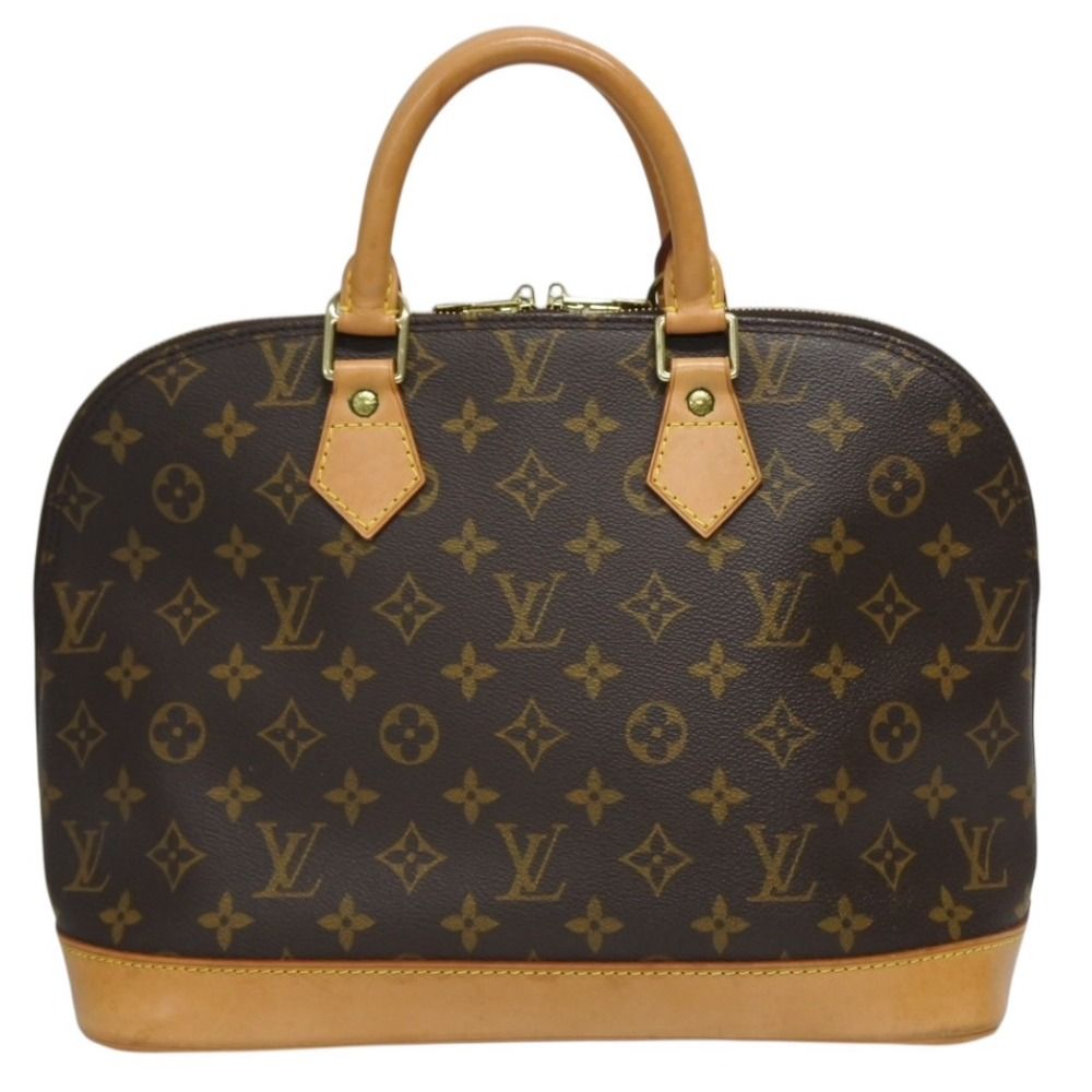 Louis Vuitton Alma PM Handbag Monogram Brown Gold — view 2