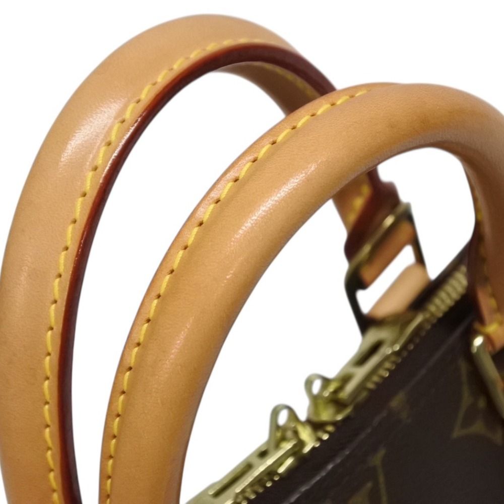 Louis Vuitton Alma PM Handbag Monogram Brown Gold — view 5
