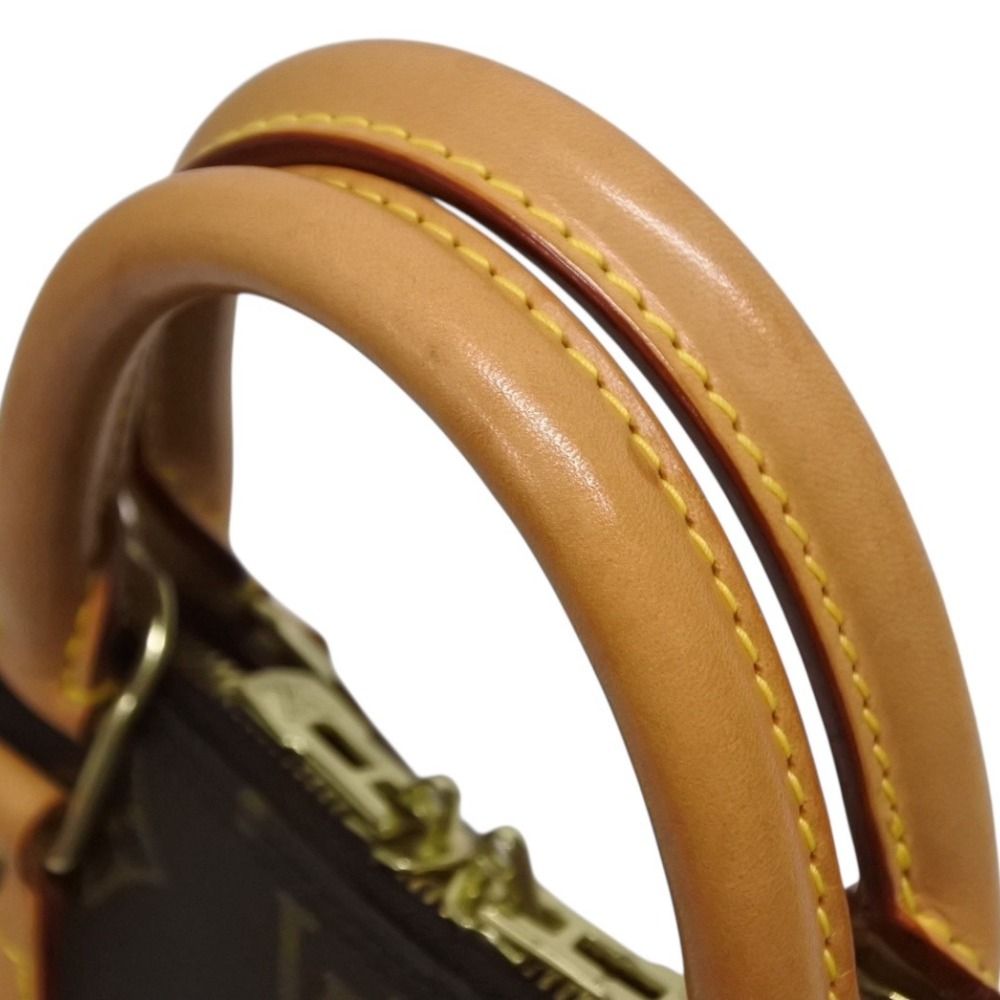 Louis Vuitton Alma PM Handbag Monogram Brown Gold — view 4