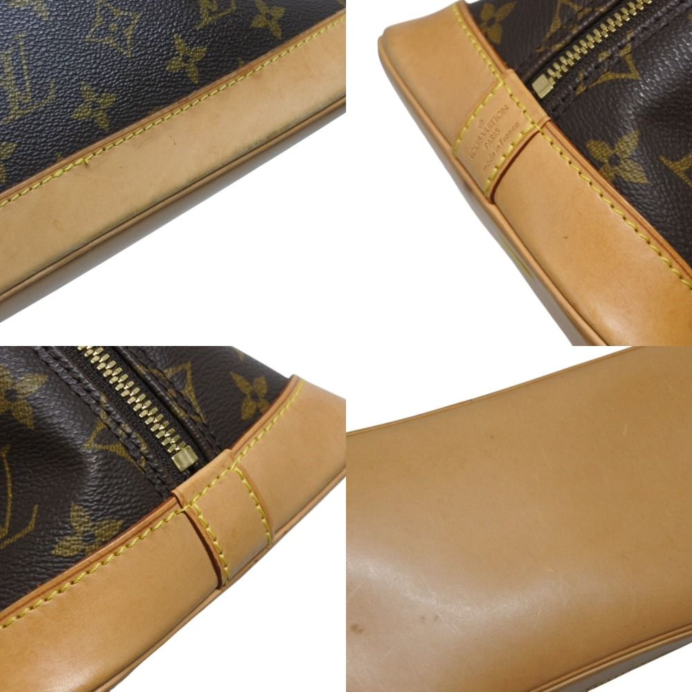 Louis Vuitton Alma PM Handbag Monogram Brown Gold — view 7