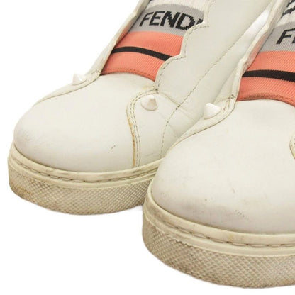 Fendi Sneakers Shoes Low-Cut Leather 8e6592 White 38