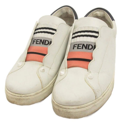 Fendi Sneakers Shoes Low-Cut Leather 8e6592 White 38