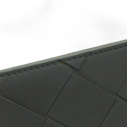 Bottega Veneta Intrecciato Second Bag Clutch Leather Braided 629134 Blue Bag Aa