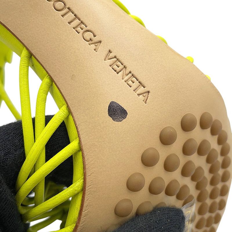 Bottega Veneta Sandals Dot Lace Up 36 Shoes Lime