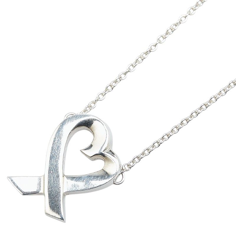 Tiffany & Co Loving Heart Pendant Necklace Sv925 Silver Women's Tiffany & Co