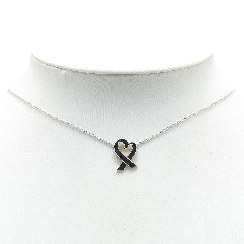 Tiffany & Co Loving Heart Pendant Necklace Sv925 Silver Women's Tiffany & Co
