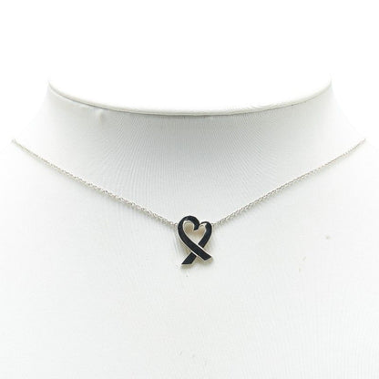 Tiffany & Co Loving Heart Pendant Necklace Sv925 Silver Women's Tiffany & Co