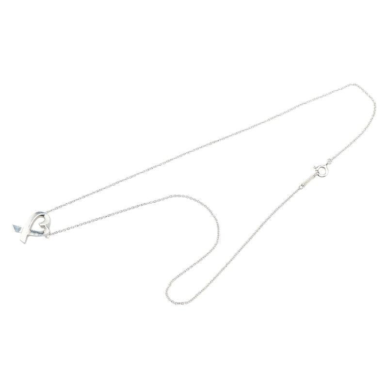 Tiffany & Co Loving Heart Pendant Necklace Sv925 Silver Women's Tiffany & Co
