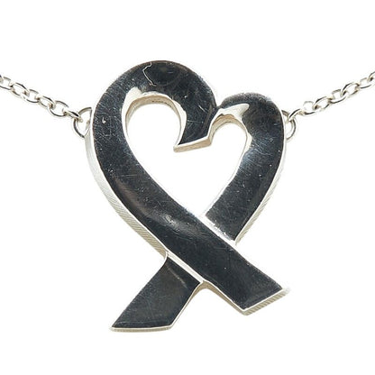 Tiffany & Co Loving Heart Pendant Necklace Sv925 Silver Women's Tiffany & Co