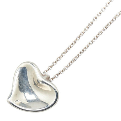 Tiffany & Co Full Heart Pendant Necklace Sv925 Silver Women's Tiffany & Co