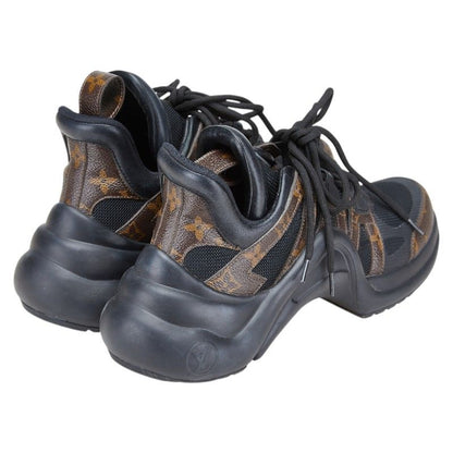 Louis Vuitton Monogram Arclight Line Sneakers Men's: 39 1a43ld Brown Black PVC