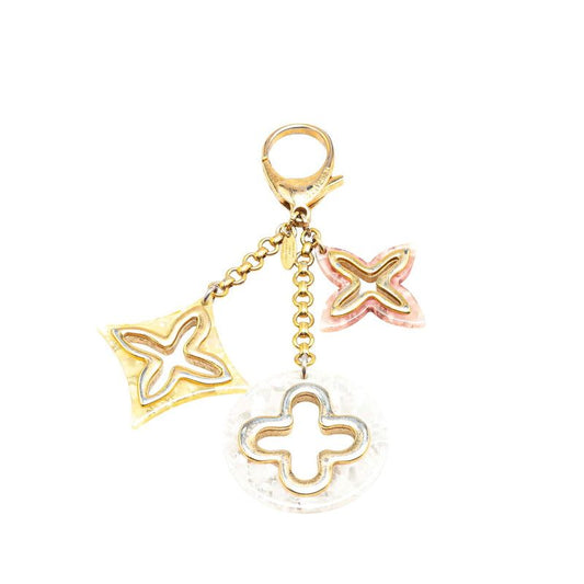 Louis Vuitton Bijou Sac Insolence Key Holder Bag Charm M66884 Gold Multicolor