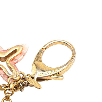 Louis Vuitton Bijou Sac Insolence Key Holder Bag Charm M66884 Gold Multicolor