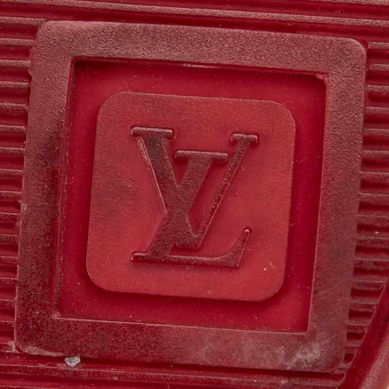 Louis Vuitton Sneakers Size:37 Red Leather Suede Women's Louis Vuitton