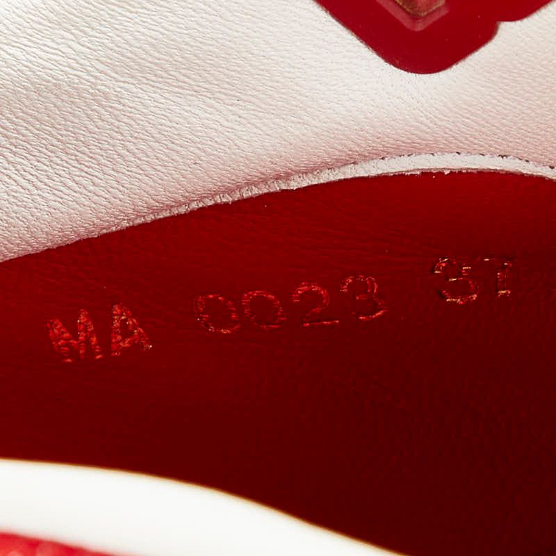 Louis Vuitton Sneakers Size:37 Red Leather Suede Women's Louis Vuitton