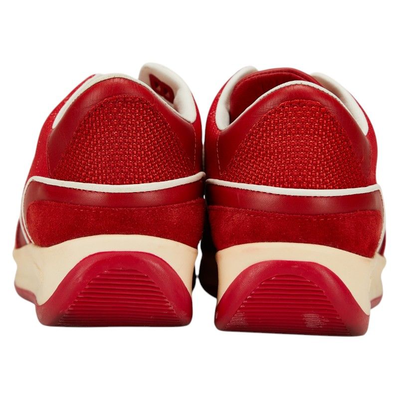 Louis Vuitton Sneakers Size:37 Red Leather Suede Women's Louis Vuitton