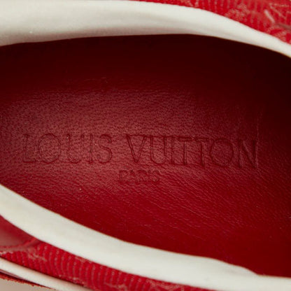 Louis Vuitton Sneakers Size:37 Red Leather Suede Women's Louis Vuitton