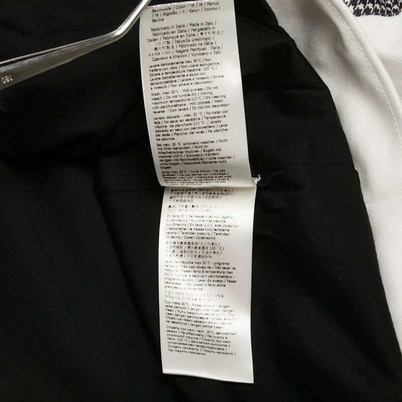 Fendi Logo Parka Pullover Size: XL Black White Polyester Cotton Men's Fendi