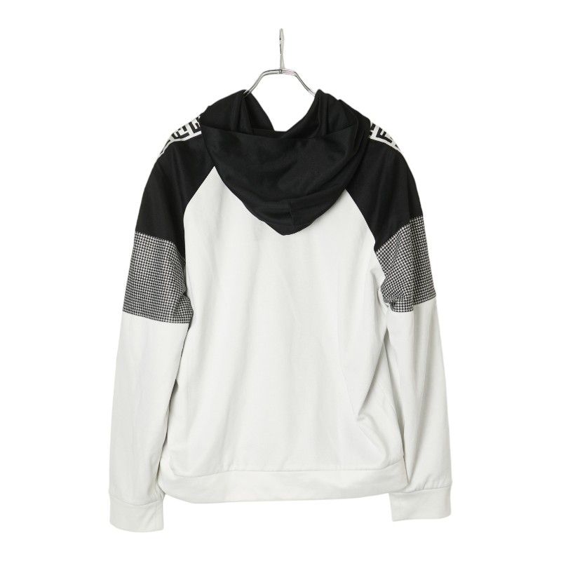 Fendi Logo Parka Pullover Size: XL Black White Polyester Cotton Men's Fendi