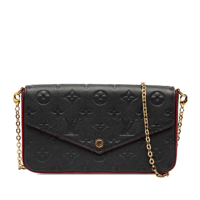 Louis Vuitton Monogram Empreinte Pochette Félicie Crossbody Chain Shoulder Bag