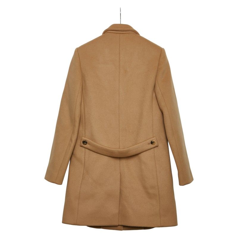 Balenciaga Chester Coat Size 38 Beige Wool Nylon Women's Balenciaga