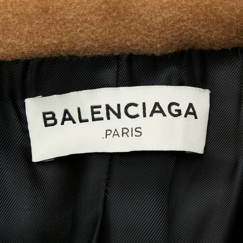 Balenciaga Chester Coat Size 38 Beige Wool Nylon Women's Balenciaga