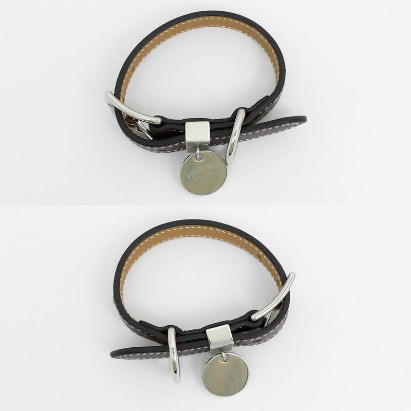 Hermes Dog Collar Tres XS Rouge Serie Nata Sesam Brown Series Vo- Epson