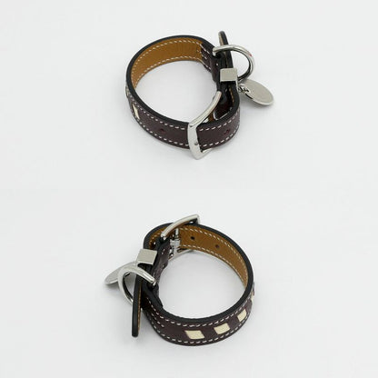 Hermes Dog Collar Tres XS Rouge Serie Nata Sesam Brown Series Vo- Epson