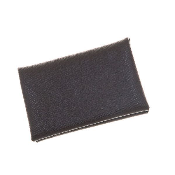 Hermes Calvi Black Wallet