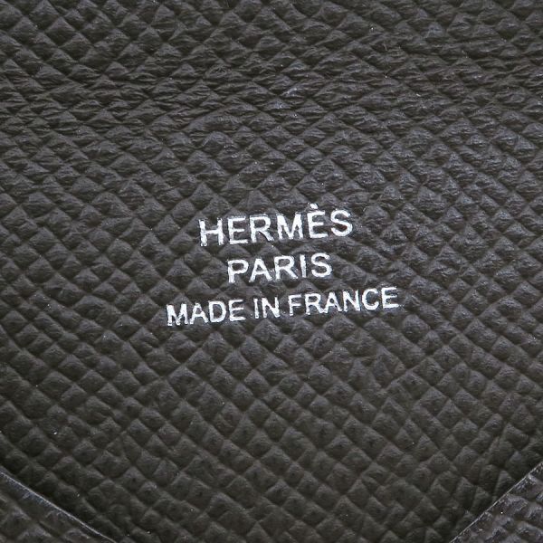 Hermes Calvi Black Wallet