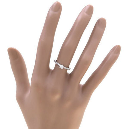 Tiffany & Co Novo Diamond Ring D0.20 Square Cut #7.5 [near]