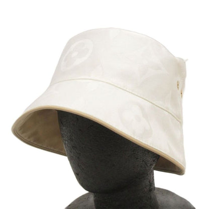 Louis Vuitton Daily Glam Bucket Hat Reversible Monogram Embroidered Logo Beige