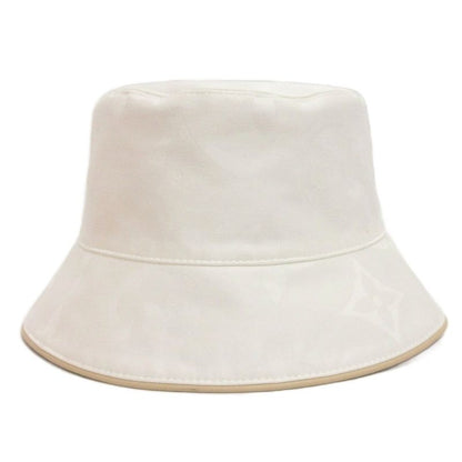 Louis Vuitton Daily Glam Bucket Hat Reversible Monogram Embroidered Logo Beige