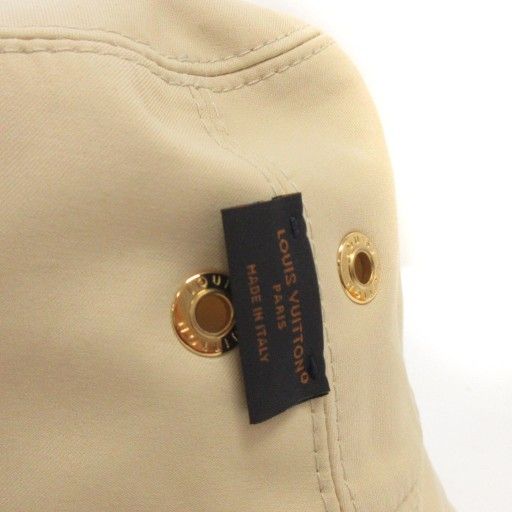 Louis Vuitton Daily Glam Bucket Hat Reversible Monogram Embroidered Logo Beige