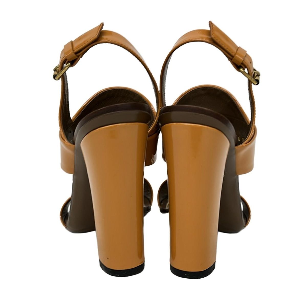 Gucci Sandals 34 Women's - 309822 Light Brown Horsebit Leather