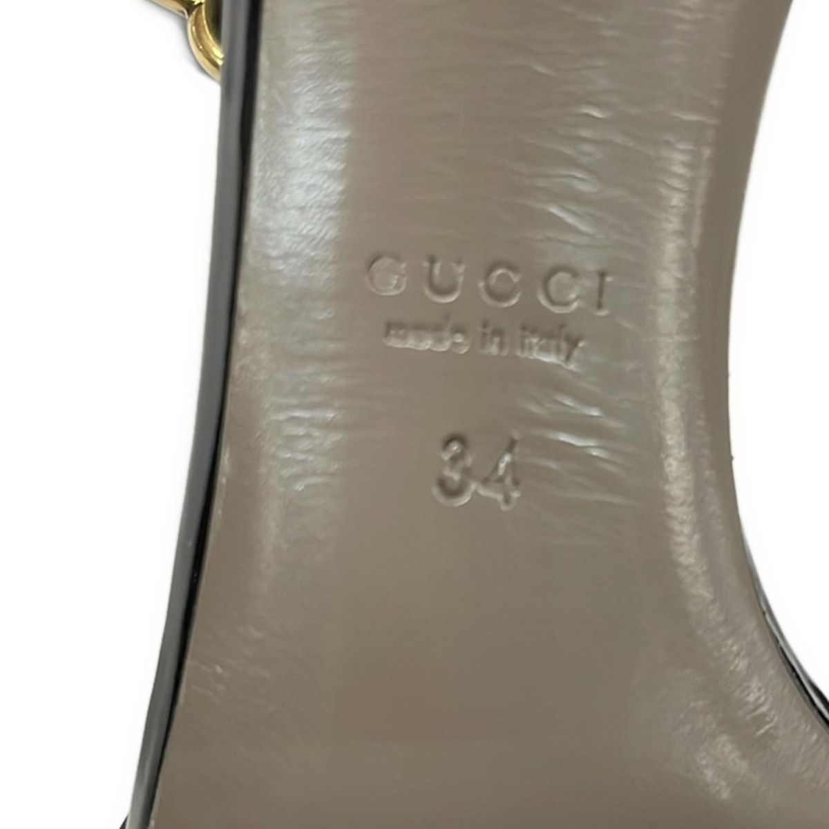 Gucci Pumps 34 Women's - Black Horsebit Leather