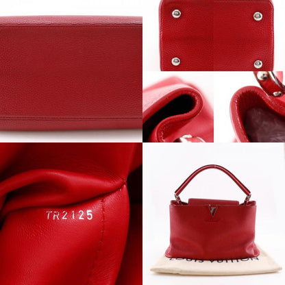 Louis Vuitton Capucines MM Parnasea M94412 ×taurillon Leather Red Tr2125
