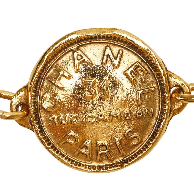 Chanel 31 Rue Cambon Chain Belt Gold Plated Ladies Chanel