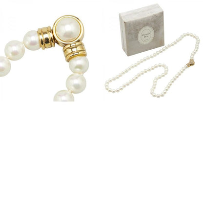Dior Pearl Rhinestone Gold Plated Ladies Dior