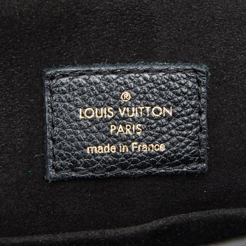 Louis Vuitton Monogram Empreinte Juno M43143 Noir Black Leather Women's Louis